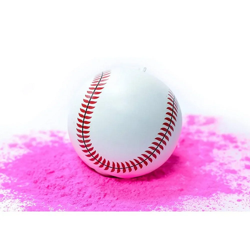 Two Gender Reveal Baseballs set